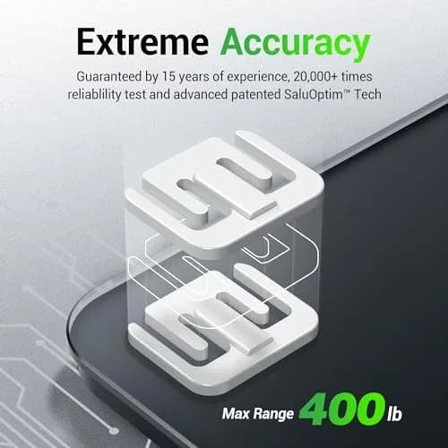 Ovutek Smart Body Weight Scale with BMI 14 Metrics & Large LED Display | 204 kg (450 lb) Capacity thumbnail 2