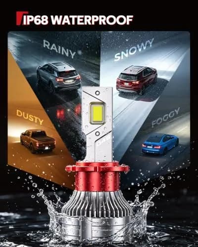 Torchbeam D4S HID Xenon Headlight Bulbs 6000K Cool White 60000LM Pack of 2 | Plug-and-Play HID System for Cars thumbnail 7