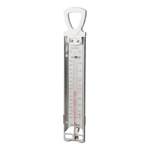 Taylor Stainless Steel Candy and Deep Fry Thermometer 12-Inch White | Analog Paddle for Frying, Sugar, Brewing thumbnail 2