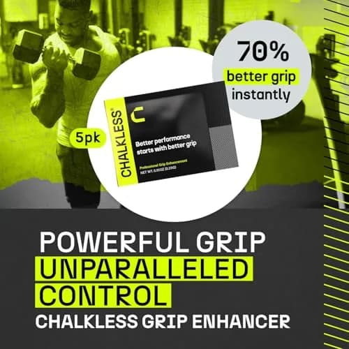 Chalkless Grip Enhancer 5 Pack | Mess-Free Liquid Chalk Alternative for Weightlifting, Yoga, Gaming, Climbing thumbnail 3