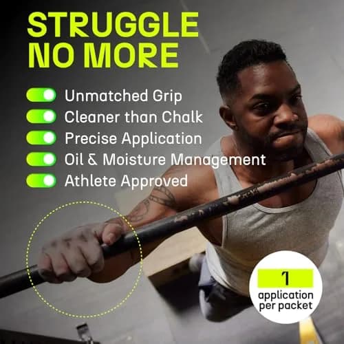 Chalkless Grip Enhancer 5 Pack | Mess-Free Liquid Chalk Alternative for Weightlifting, Yoga, Gaming, Climbing thumbnail 4