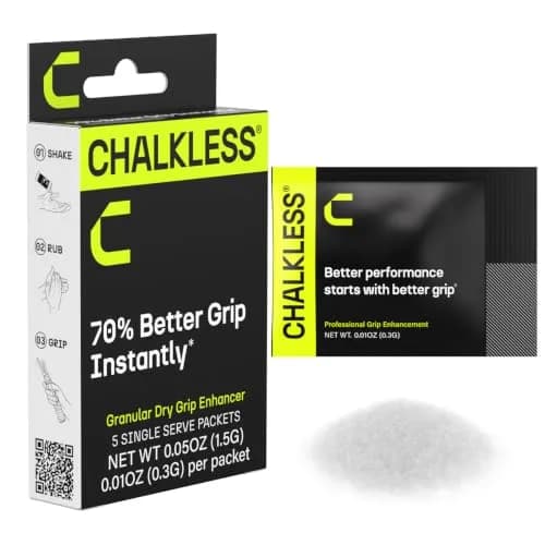 Chalkless Grip Enhancer 5 Pack | Mess-Free Liquid Chalk Alternative for Weightlifting, Yoga, Gaming, Climbing - main product image