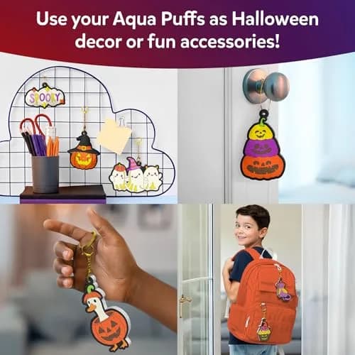 Skillmatics Halloween Aqua Puffs 3D Art Kit | Mess-Free Halloween Craft for Kids Ages 4-10 thumbnail 6