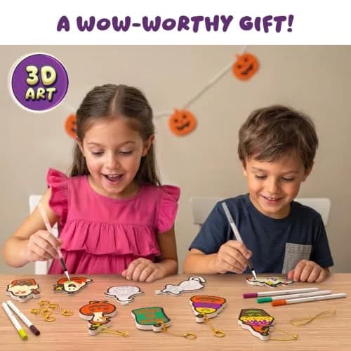 Skillmatics Halloween Aqua Puffs 3D Art Kit | Mess-Free Halloween Craft for Kids Ages 4-10 thumbnail 7