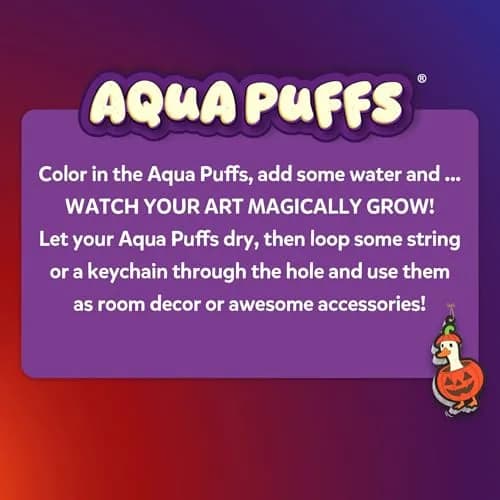 Skillmatics Halloween Aqua Puffs 3D Art Kit | Mess-Free Halloween Craft for Kids Ages 4-10 thumbnail 8