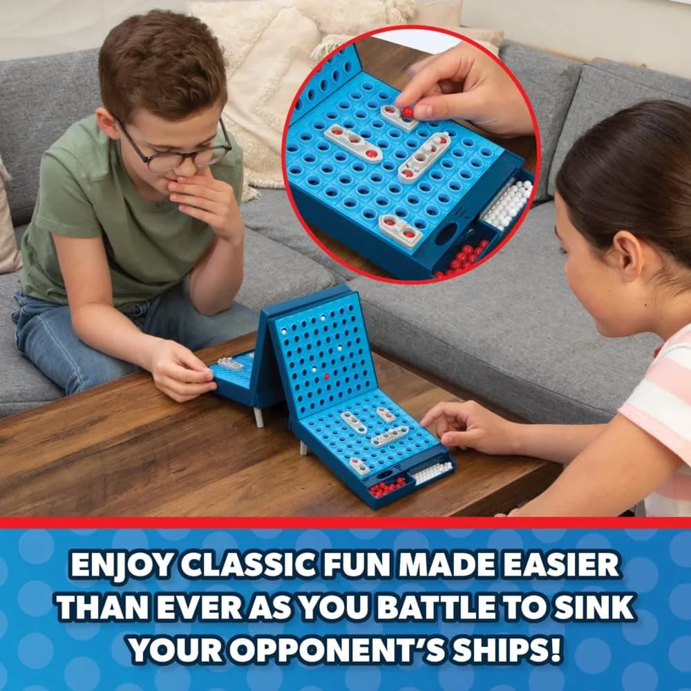 PlayMonster Navy Battle Board Game | 2-Player Strategy Game with Auto-Reset Feature - view 2