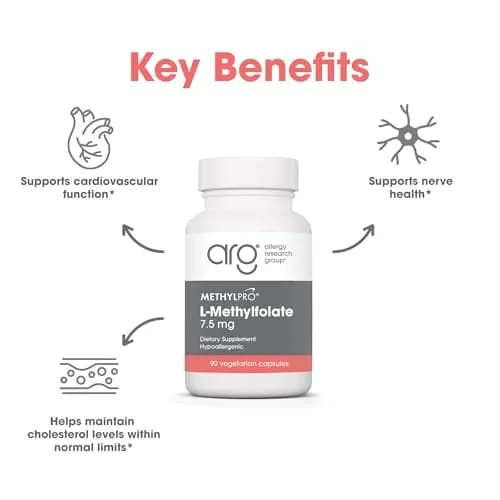 MethylPro L-Methylfolate 7.5 mg | Supports Brain, Focus, Calm | 30 Capsules (Pack of 2) thumbnail 4