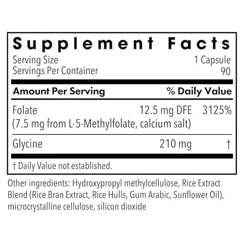 MethylPro L-Methylfolate 7.5 mg | Supports Brain, Focus, Calm | 30 Capsules (Pack of 2) thumbnail 2