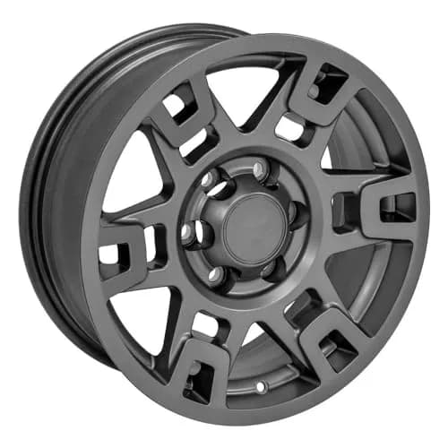 OE Wheels TY16B 17x7 Set(4) Graphite | 6x139.7 Bolt Pattern, Sailun Tires for Indian Vehicles thumbnail 4