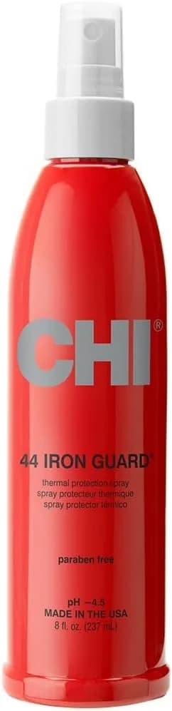 CHI 44 Iron Guard Thermal Protection Spray for Hair, Heat Damage Shield with Ceramic Minerals, Lightweight Styling Spray, Frizz Control & Shine Enhancer, 96 Fl Oz (33.5 ml) | Protects up to 450°F thumbnail 1