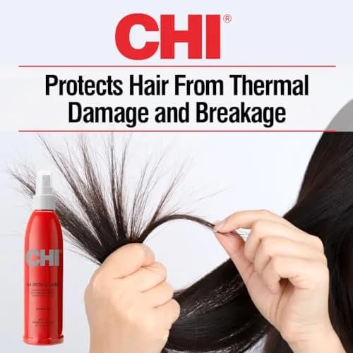 CHI 44 Iron Guard Thermal Protection Spray for Hair, Heat Damage Shield with Ceramic Minerals, Lightweight Styling Spray, Frizz Control & Shine Enhancer, 96 Fl Oz (33.5 ml) | Protects up to 450°F thumbnail 3
