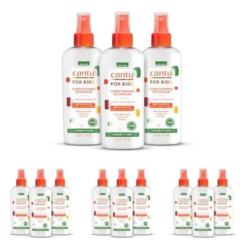 Cantu Care for Kids Conditioning Detangler Spray 177ml (6 fl oz) | Gentle Detangling for Delicate Curls thumbnail 1