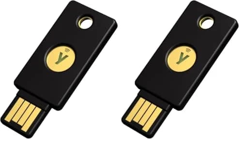 Yubico Security Key NFC (Pack of 2) | Multi-Factor Authentication Security Key with USB-A & NFC — USB-A (Basic)