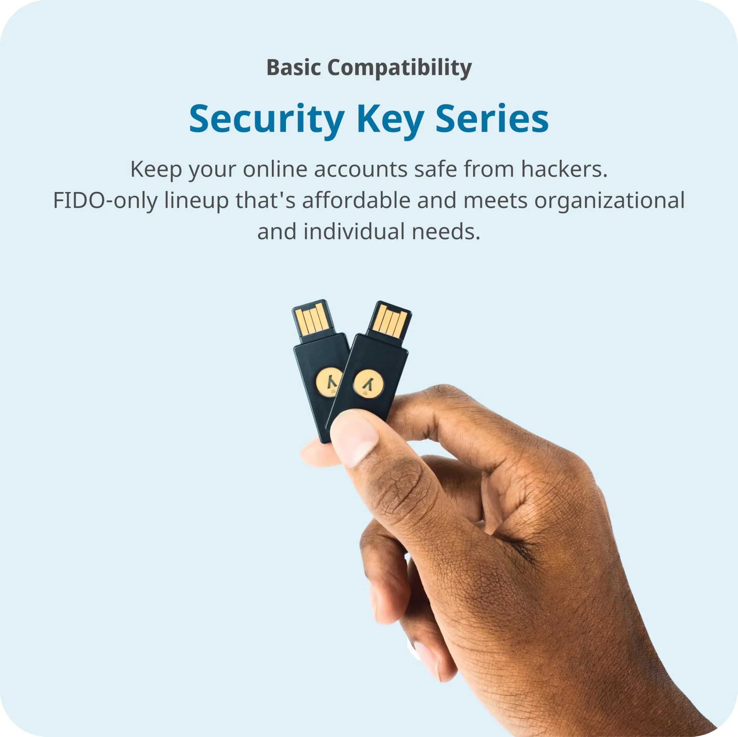 Yubico Security Key NFC (Pack of 2) | Multi-Factor Authentication Security Key with USB-A & NFC - main product image
