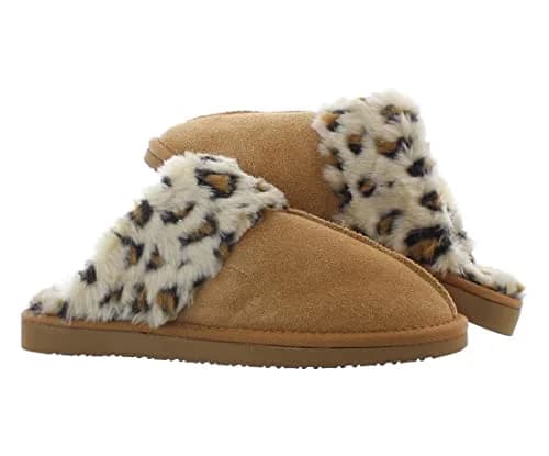 Minnetonka Joanna Womens Shoes Size 9 | Slip-On Comfort, Synthetic, Khaki Brown/Brown thumbnail 6