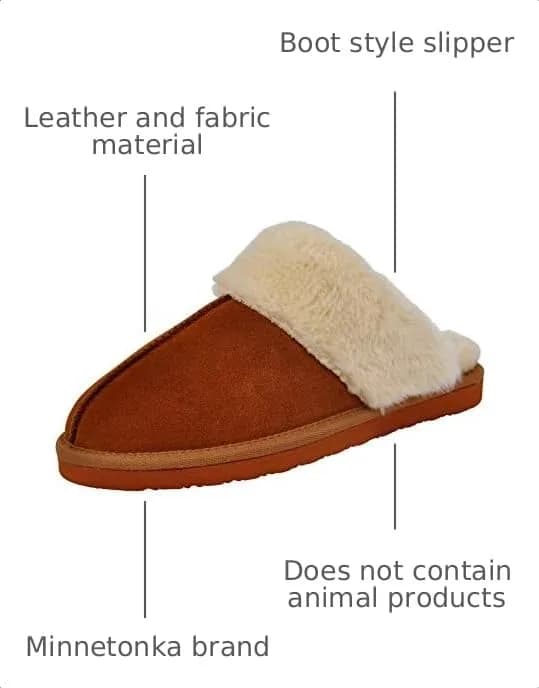 Minnetonka Joanna Womens Shoes Size 9 | Slip-On Comfort, Synthetic, Khaki Brown/Brown thumbnail 4