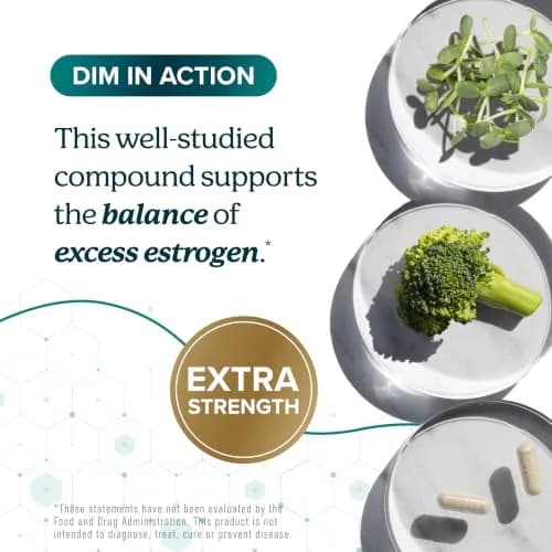 SMNutrition DIM Supplement 400MG Extra Strength 180 Capsules | Hormone Balance for Men & Women thumbnail 3