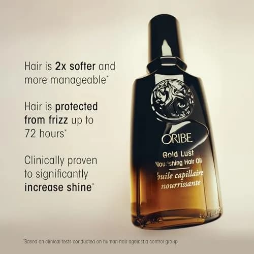 Oribe Gold Lust Hair Oil — Moisturizes, Smooths Frizz & Adds Shine 100ml (3.4 Fl Oz) | Premium Hair Treatment thumbnail 4
