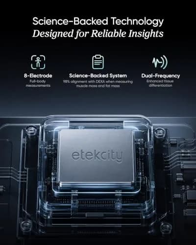 Etekcity WiFi 8-Electrode Smart Body Weight Scale | FDA Approved, 200kg Capacity thumbnail 4