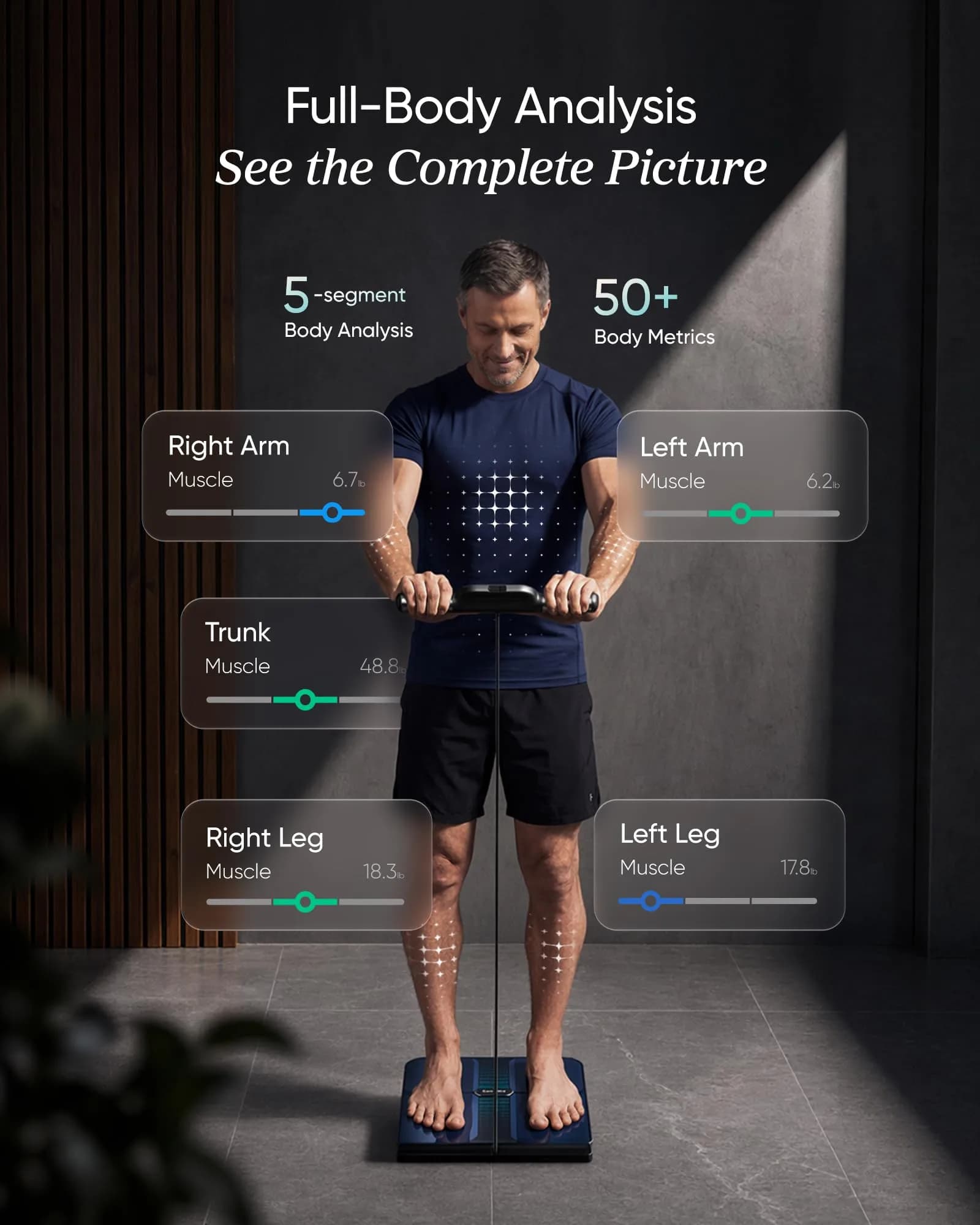 Etekcity WiFi 8-Electrode Smart Body Weight Scale | FDA Approved, 200kg Capacity - view 5