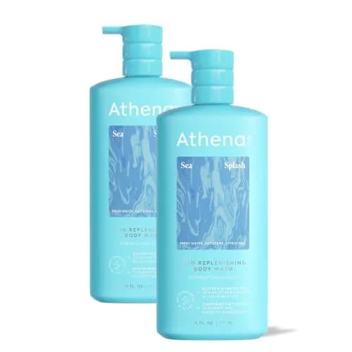 Athena Club Skin Replenishing Body Wash for Women | Sulfate-Free Nourishing Cleanser with Niacinamide, 18 fl oz (Pack of 2) thumbnail 1