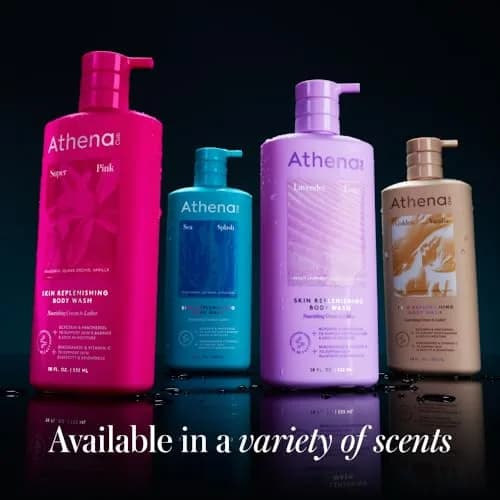 Athena Club Skin Replenishing Body Wash for Women | Sulfate-Free Nourishing Cleanser with Niacinamide, 18 fl oz (Pack of 2) thumbnail 4