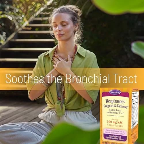 Nature's Secret Respiratory Support & Defense + NAC 90 Count (Pack of 2) | Supports Lung & Bronchial Wellness thumbnail 4
