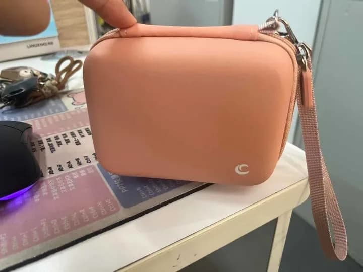 Comecase Digital Camera Case for Travel | Tiffany Pink Protective Carrier Bag (4.9" x 3.5" x 2.2")