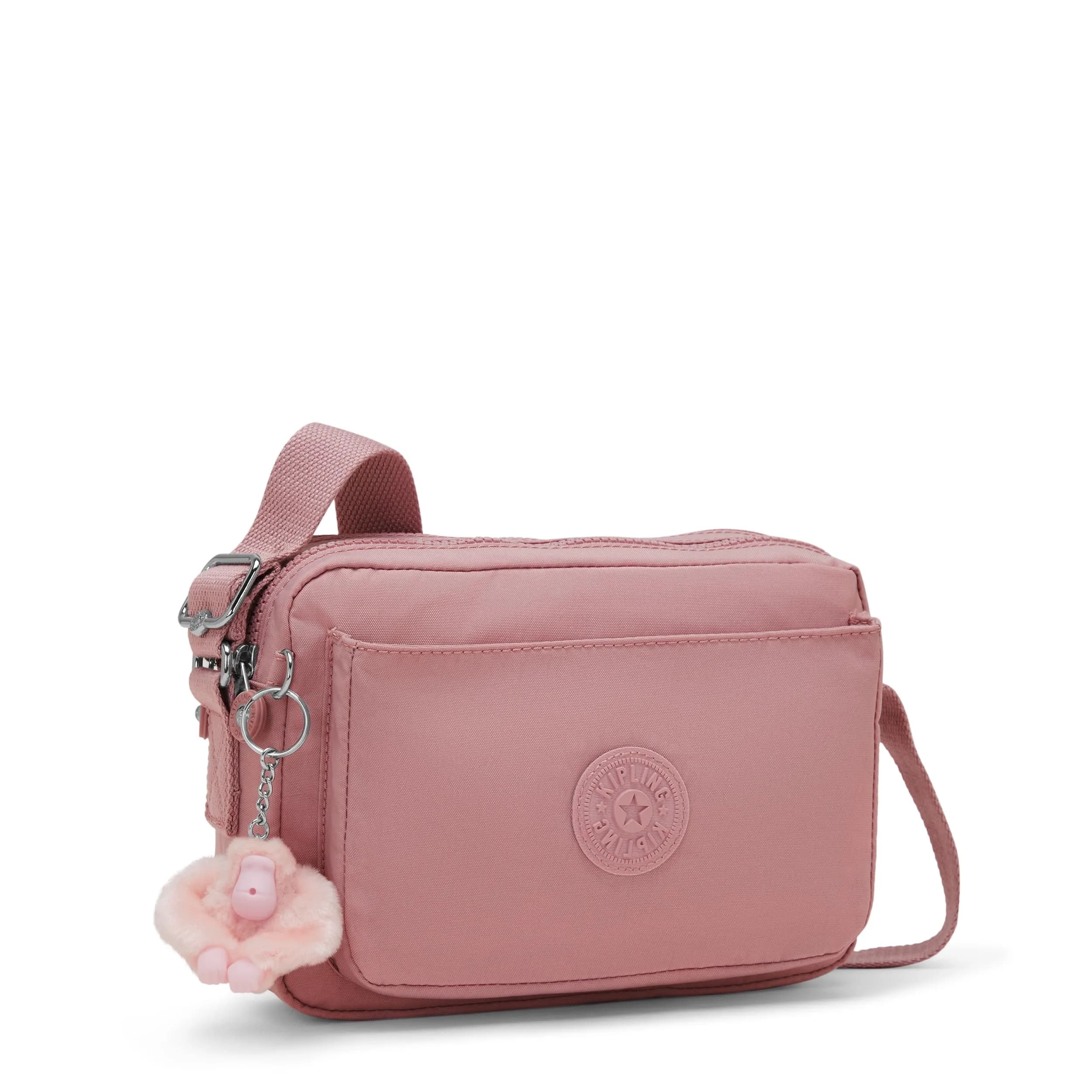 Kipling Abanu Medium Crossbody Bag 25cm (9.8in) | Lightweight Nylon Multi-Compartment Bag - view 3