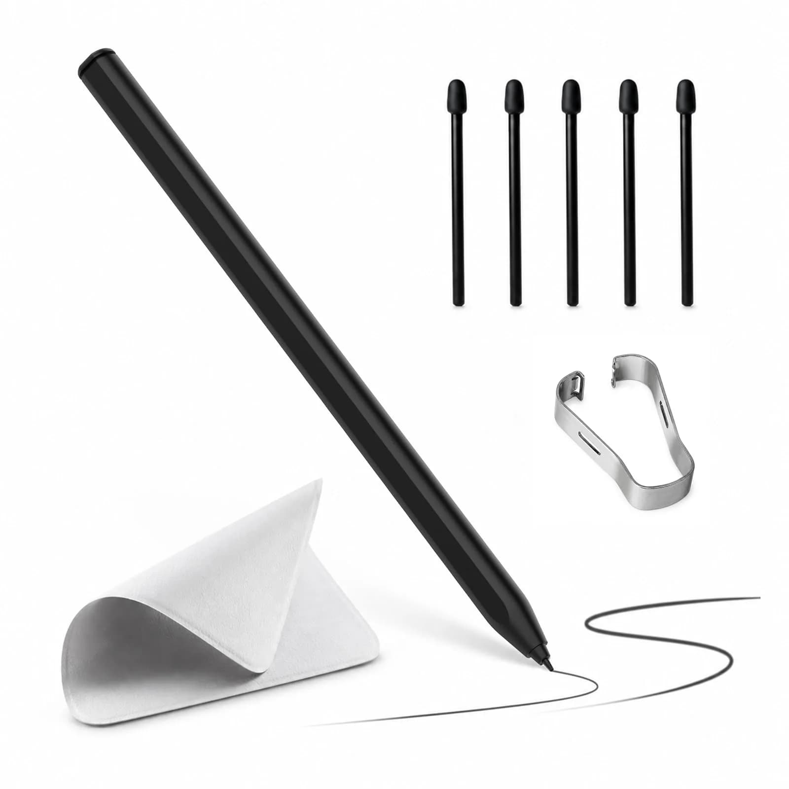 Milikilo Stylus for Remarkable 2/1 Pen | EMR Pen with Flip Eraser, Magnetic, Tilt & Pressure Sensitivity