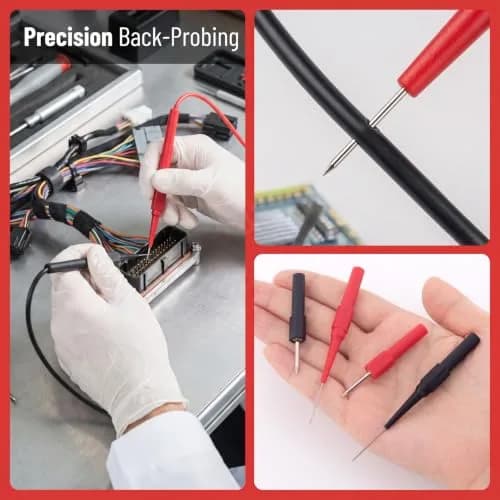 OIIKI 4Pcs Test Probe Pins 82.6mm & 51.1mm | Non-Destructive Insulation Piercing Needle Testers thumbnail 6