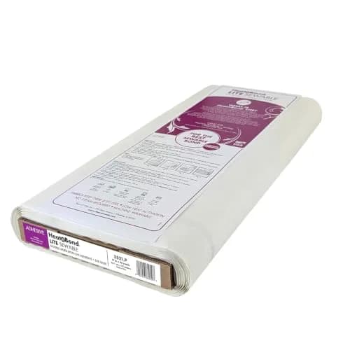 HeatnBond Lite Iron-On Adhesive, 17in x 35yd Bolt with 2 Pressing Sheets | Fabric Bonding Solution thumbnail 2