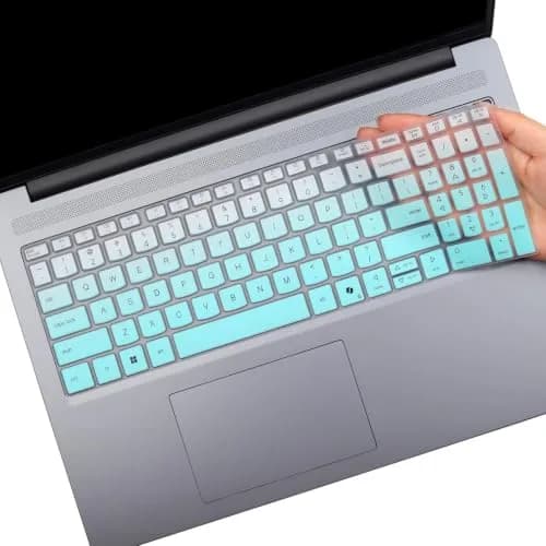 MUBUY-GOL OmbreMint Keyboard Cover for Lenovo IdeaPad Slim 3/3i/3X 15.3" 16" & Slim 5/5i/5a 15.3" 16" (Gen 11/10) | Protects from Spills & Dust thumbnail 1