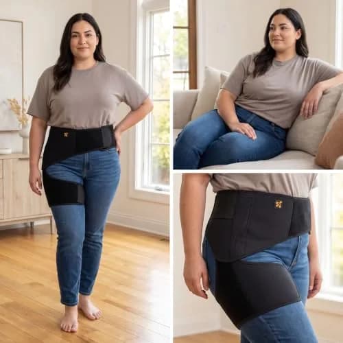 CopperJoint Hip Brace Extender Kit for Larger Fit, 3-Piece Accessory | Adjustable Support for Larger Sizes thumbnail 4