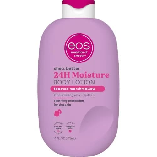 eos Shea Better 24H Moisture Body Lotion Toasted Marshmallow 473ml | Deep Hydrating, Non-Greasy, Long-Lasting thumbnail 1