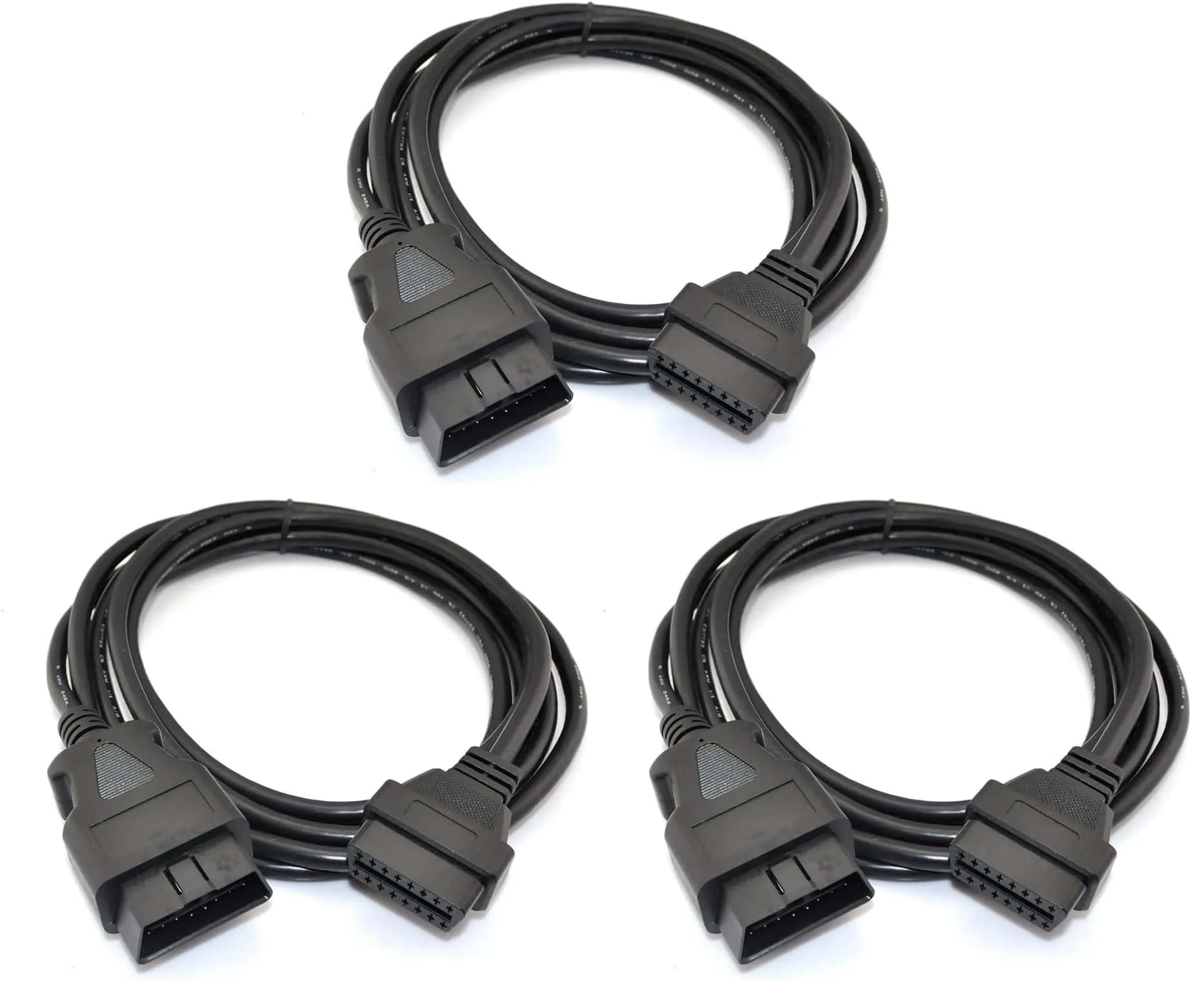 iKKEGOL 9.8ft 3M OBD 2 OBD II 16 Pin Car Extension Cable | Durable, Flexible Diagnostic Extender