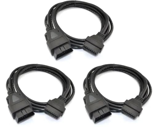 iKKEGOL 9.8ft 3M OBD 2 OBD II 16 Pin Car Extension Cable | Durable, Flexible Diagnostic Extender thumbnail 1