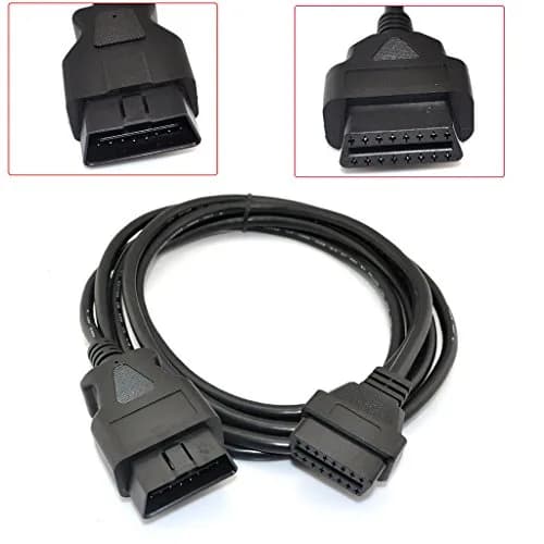 iKKEGOL 9.8ft 3M OBD 2 OBD II 16 Pin Car Extension Cable | Durable, Flexible Diagnostic Extender thumbnail 2