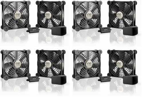 AC Infinity MULTIFAN S7-P Quiet Dual 120mm AC-Powered Fan Pack of 4 | UL-Certified Component Cooling thumbnail 1