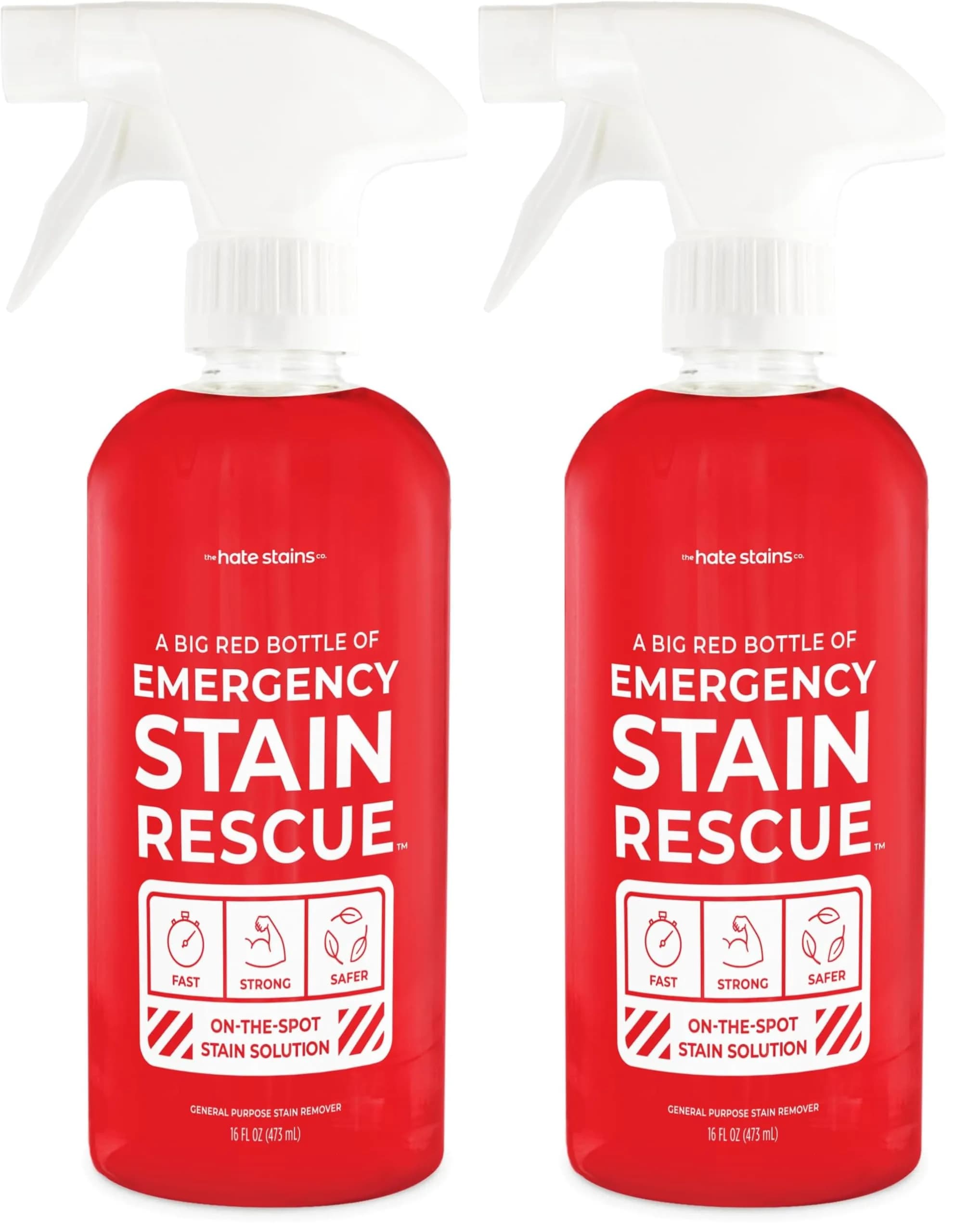 Emergency Stain Rescue Stain Remover Spray 1000ml (32 Fl Oz) | Fast Acting for Wine, Coffee, Grease, Blood Stains — Liquid