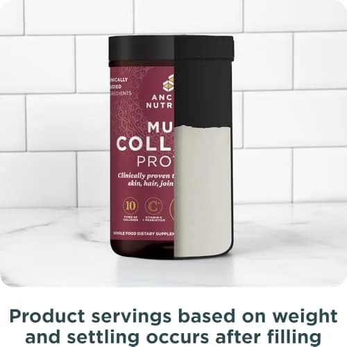 Ancient Nutrition Multi Collagen Powder Packets Unflavored 24 Servings (Pack of 2) | Supports Skin, Nails & Gut Health thumbnail 8