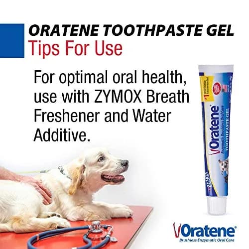 PKB Animal Health ZYMOX Oratene Brushless Toothpaste Gel for Dogs and Cats, 210 ml (7.5 oz) | Supports Healthy Oral Hygiene thumbnail 6