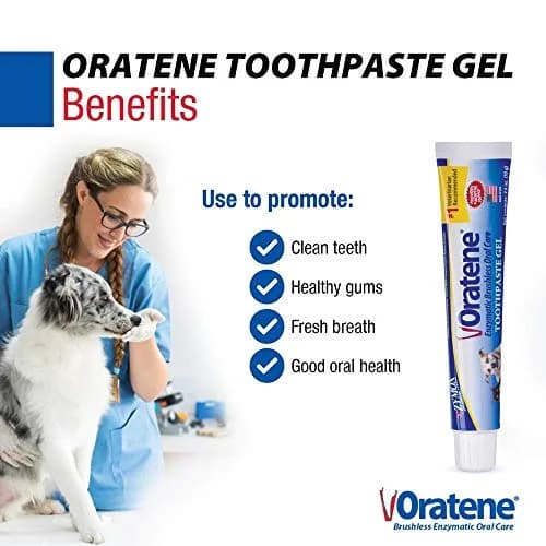 PKB Animal Health ZYMOX Oratene Brushless Toothpaste Gel for Dogs and Cats, 210 ml (7.5 oz) | Supports Healthy Oral Hygiene thumbnail 2