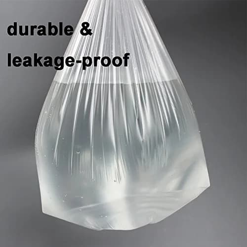 SOSOHOME Clear Waste Bags 4.5L (1.2 Gallon) | 150 Count Pack of 3 thumbnail 7