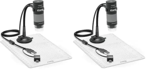 Plugable USB Digital Microscope 250x | 2MP Handheld USB & USB-C Microscope with Flexible Arm Stand for Electronics & Education thumbnail 1