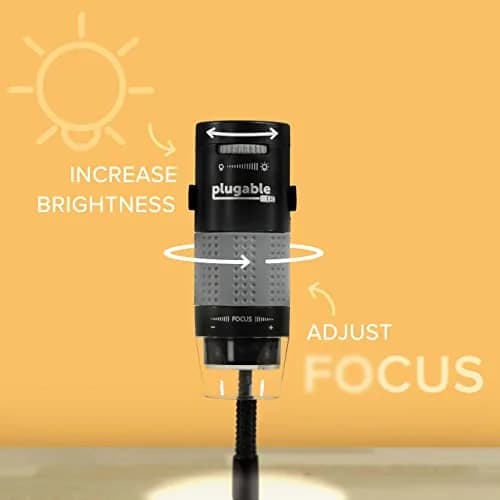 Plugable USB Digital Microscope 250x | 2MP Handheld USB & USB-C Microscope with Flexible Arm Stand for Electronics & Education thumbnail 7