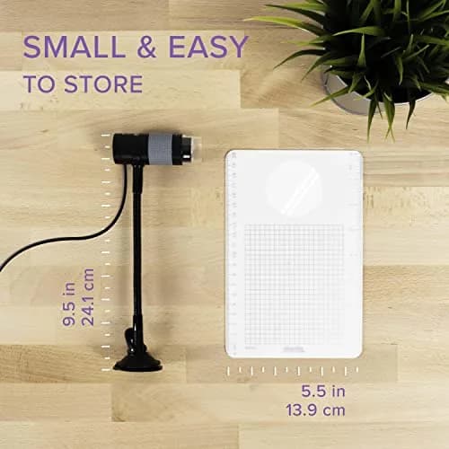 Plugable USB Digital Microscope 250x | 2MP Handheld USB & USB-C Microscope with Flexible Arm Stand for Electronics & Education thumbnail 8
