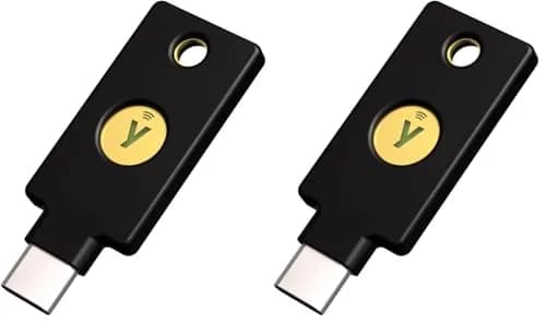 Yubico YubiKey 5C NFC Security Key (Pack of 2) | FIDO Certified MFA Passkey thumbnail 1