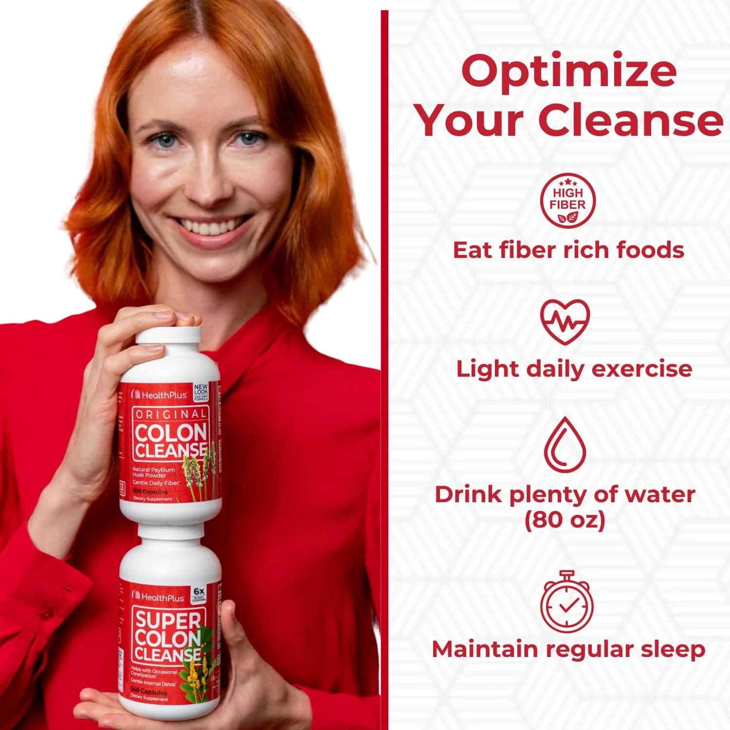 Health Plus Super Colon Cleanse Gentle Gut Cleanse Detox 240 Capsules (Pack of 2) - view 5