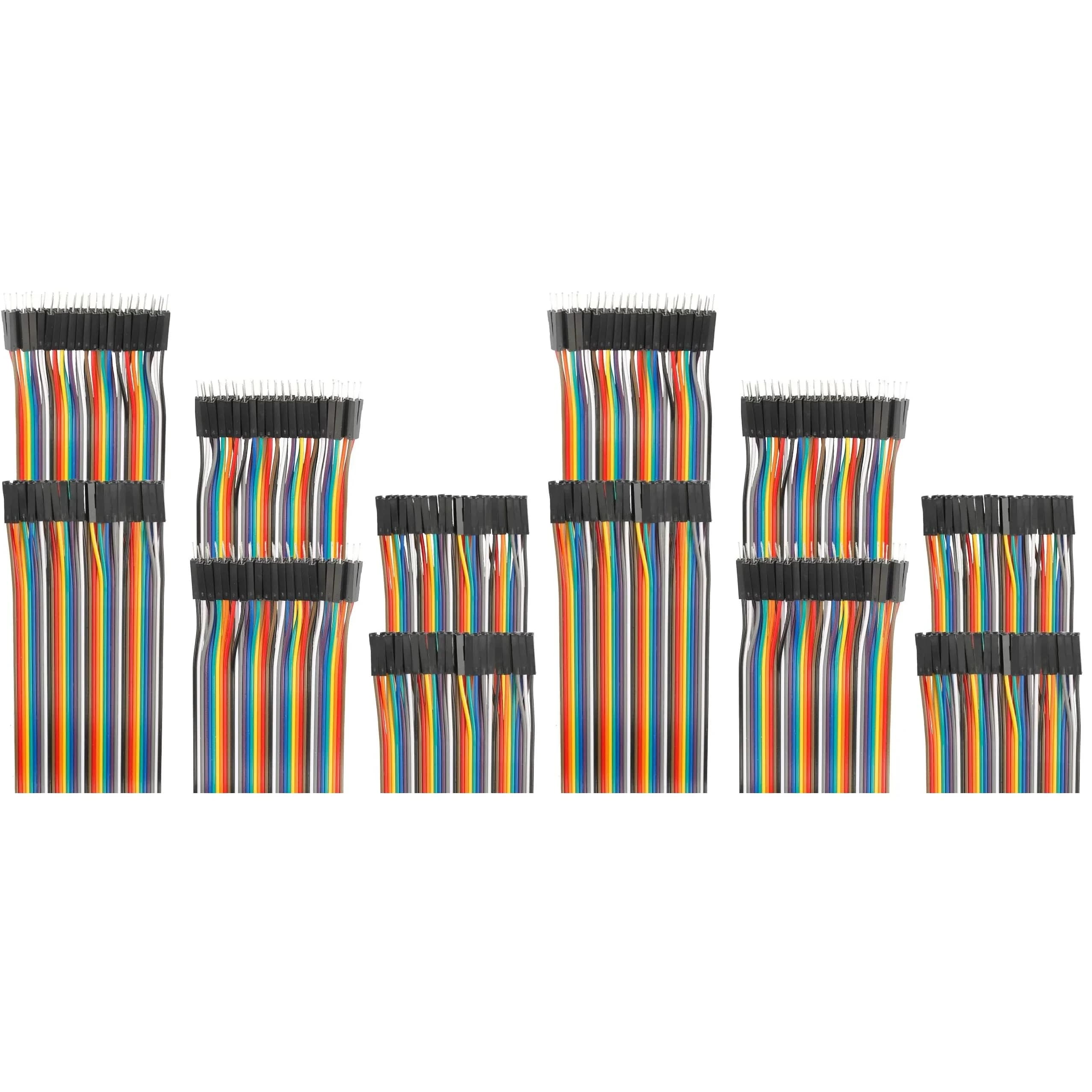 EDGELEC 120pcs 20cm Male to Female Breadboard Jumper Wires Kit - Assorted Colors (Pack of 2) — Pack of 2